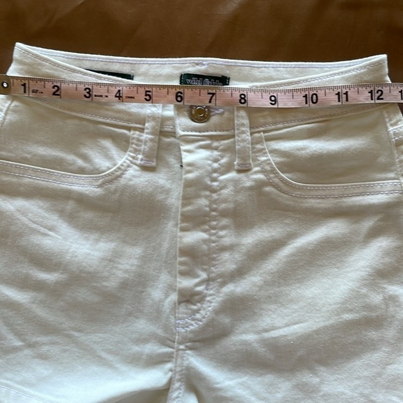 Wild Fable Creamy White Stretch Denim Highest Rise 3” Shorts Size 4/27 - Picture 5 of 12